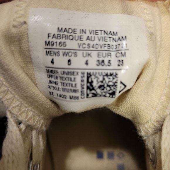 CONVERSE ALL STARS WHITE LOW TOPS - Picture 11 of 11